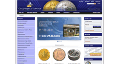 Desktop Screenshot of gold-silber-kontor.de